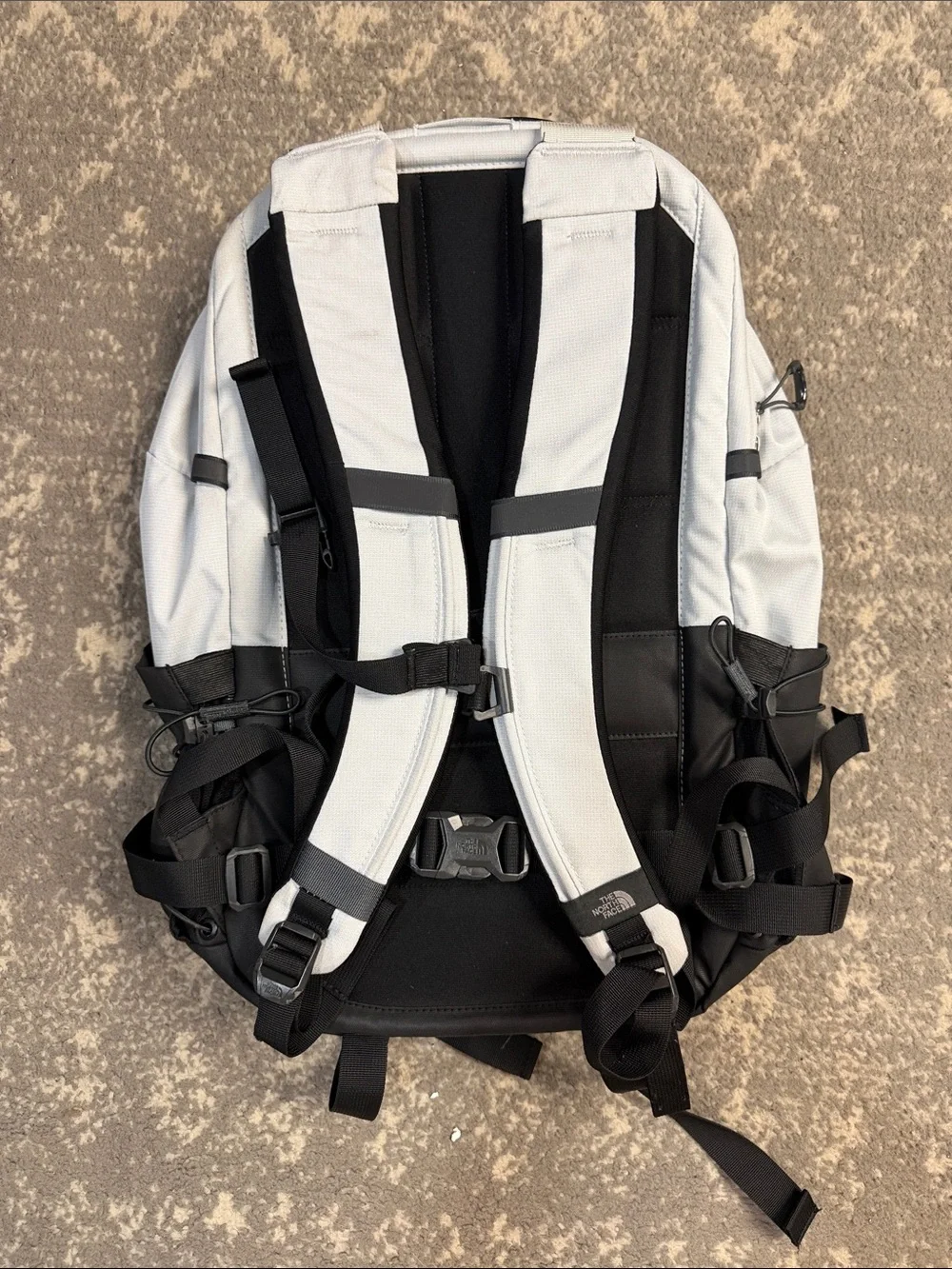 The North Face White and Black Borealis Daypack